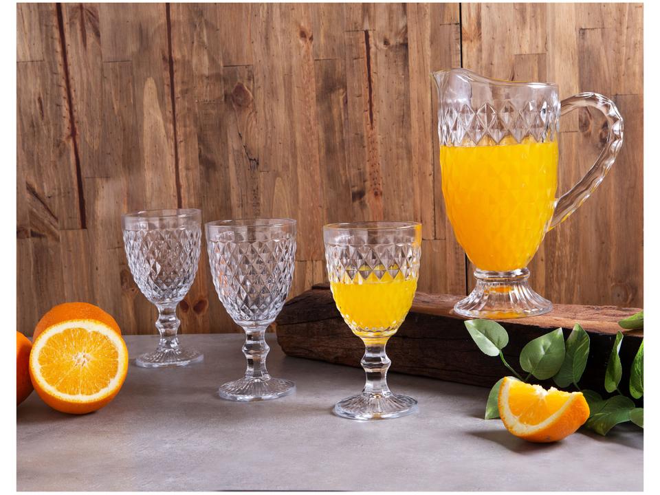 Jogo de Taças com Jarra de Vidro 7 Peças - 1