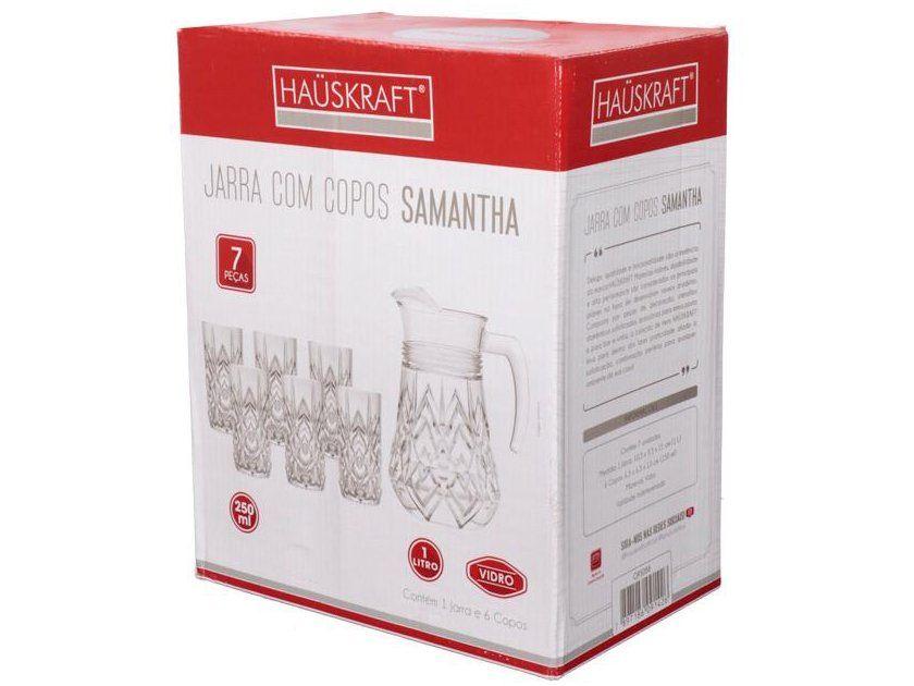 Jogo de Taças com Jarra de Vidro 7 Peças Hauskraft Samantha - 2
