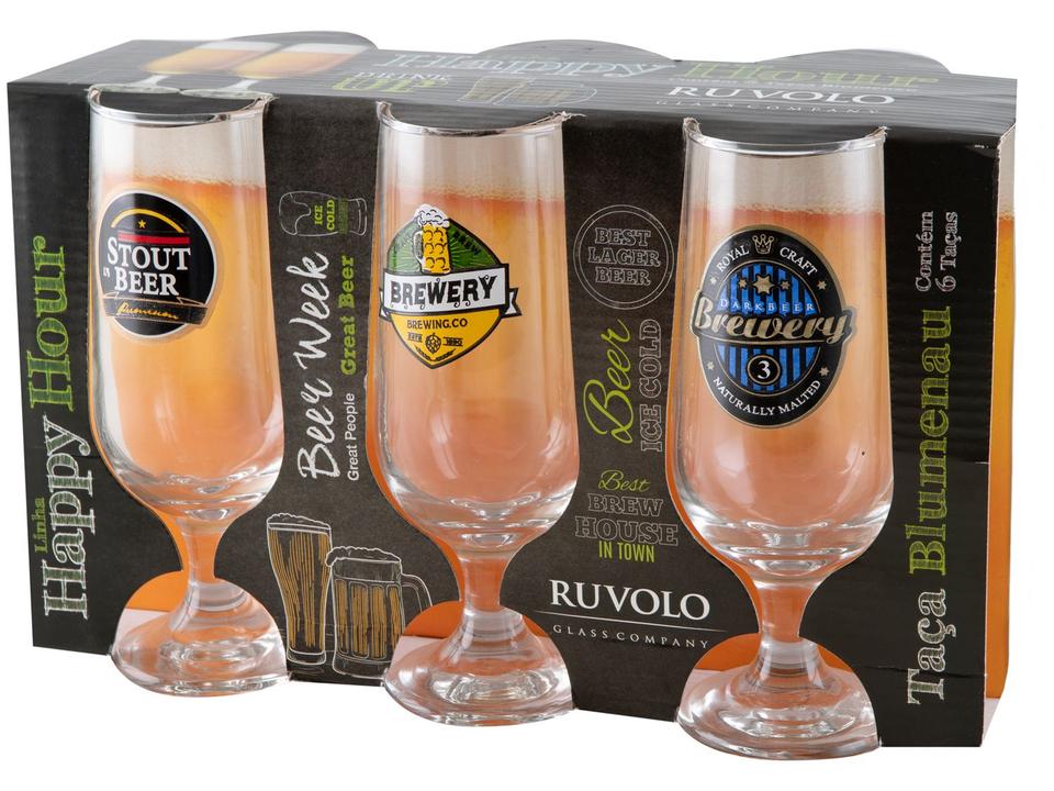Jogo de Taças de Vidro 310ml 6 Peças - 9
