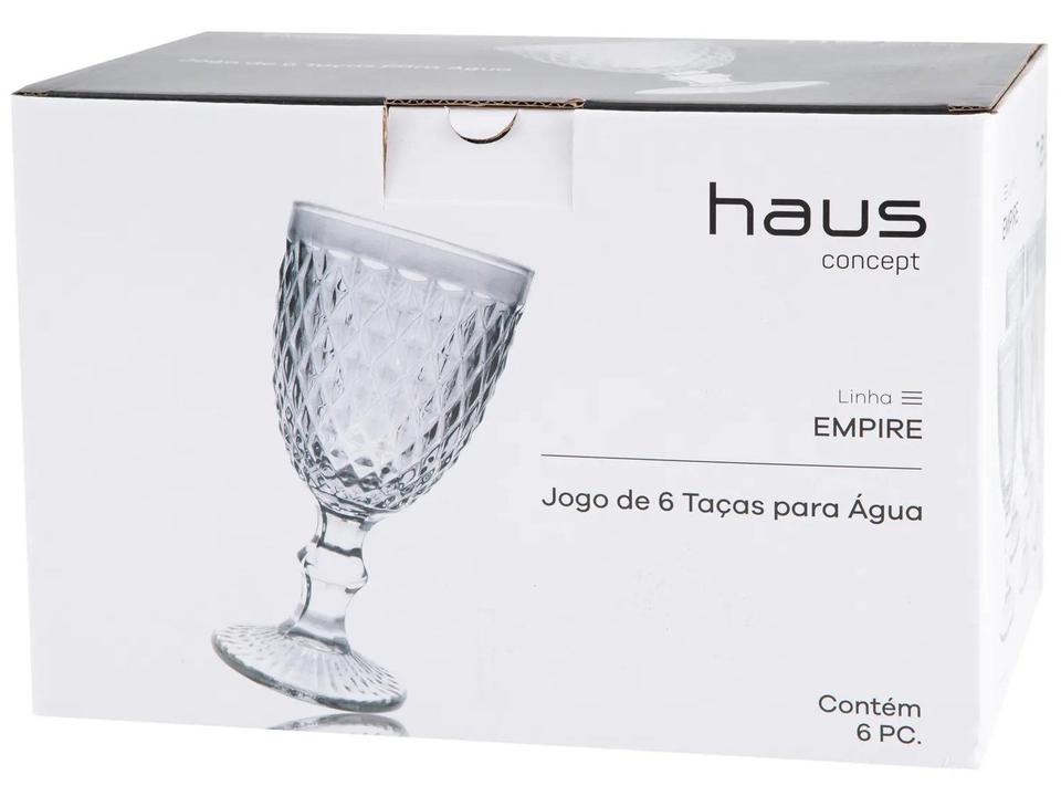 Jogo de Taças de Vidro 330ml 6 Peças Haus - 8