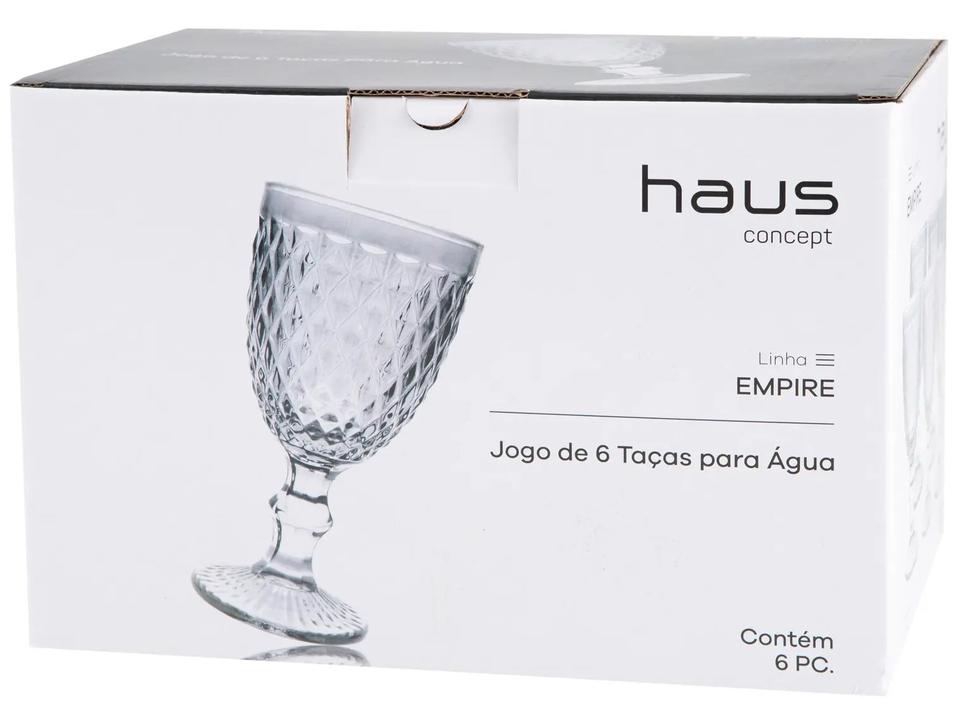 Jogo de Taças de Vidro 330ml 6 Peças Haus - 8
