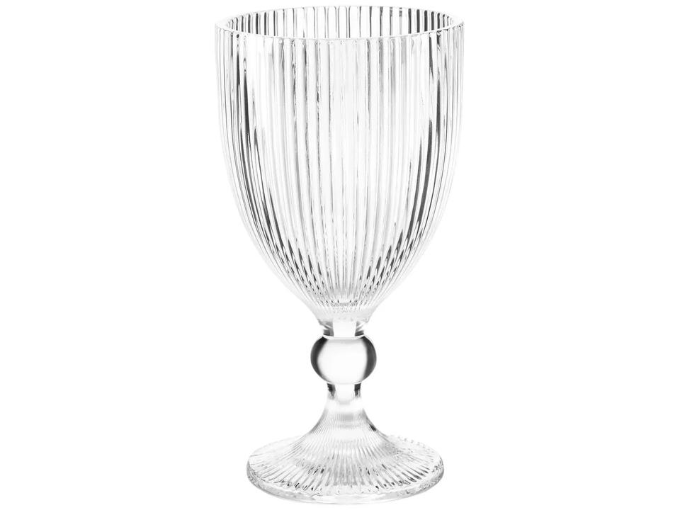 Jogo de Taças de Vidro 350ml 6 Peças Haus Concept Canelado - 4