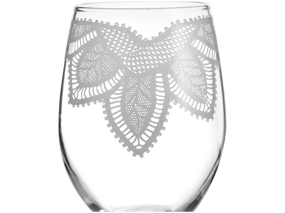 Jogo de Taças de Vidro Mandacaru Martha Medeiros 400ml 6 Peças - 7