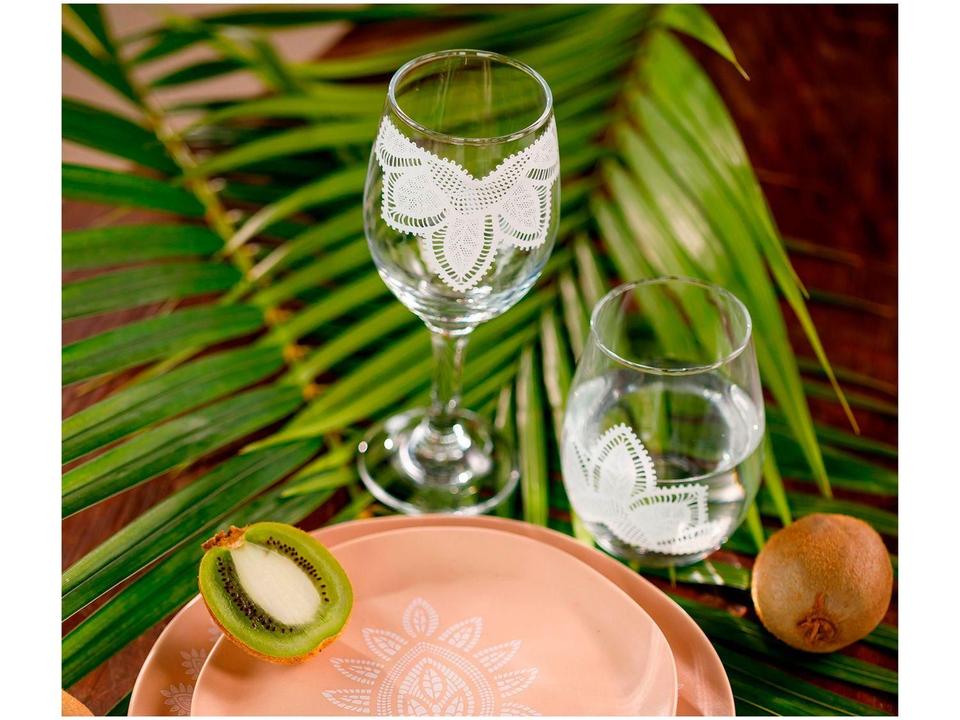 Jogo de Taças de Vidro Mandacaru Martha Medeiros 400ml 6 Peças - 2