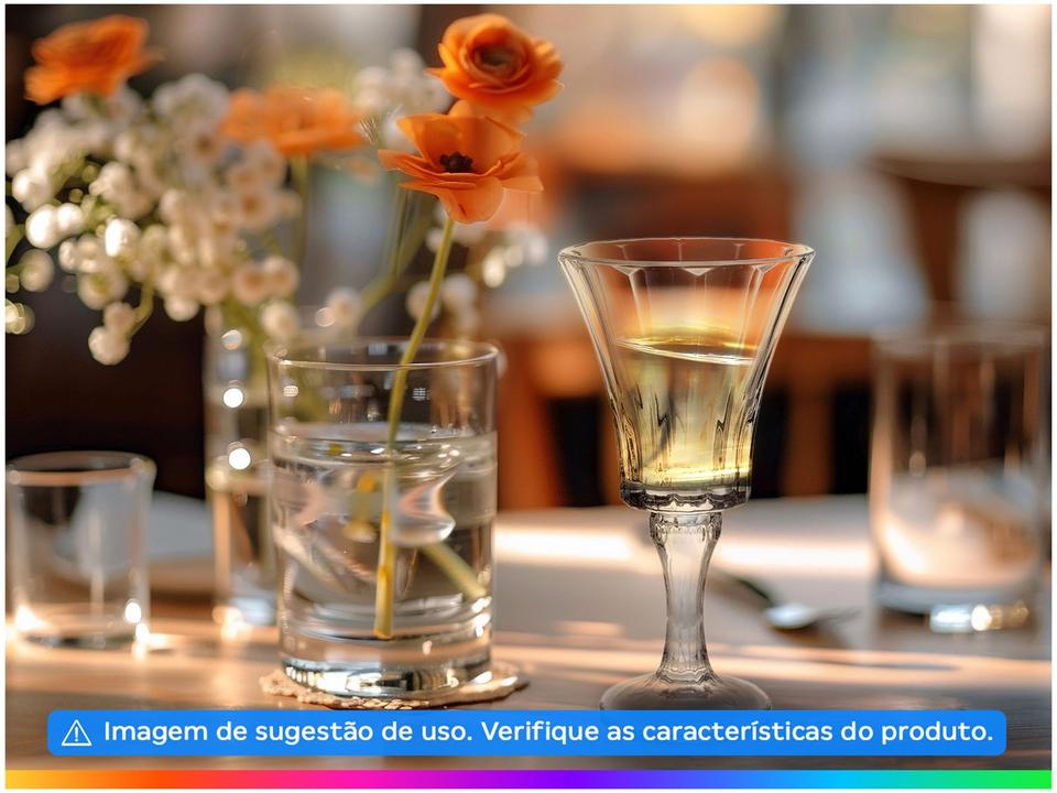 Jogo de Taças de Vidro para Água e vinho Transparente 230ml  6 Peças Hauskraft Jennie - 1