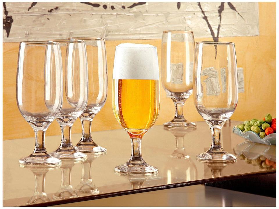 Jogo de Taças de Vidro para Cerveja 6 Peças 300ml Nadir Floripa - 2