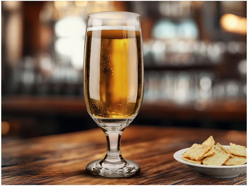 Jogo de Taças de Vidro para Cerveja 6 Peças 300ml Nadir Floripa - 3