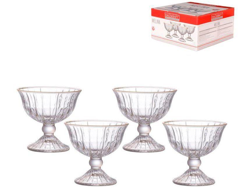 Jogo de Taças de Vidro para Sobremesa 200ml 4 Peças Hauskraft Melina - 2
