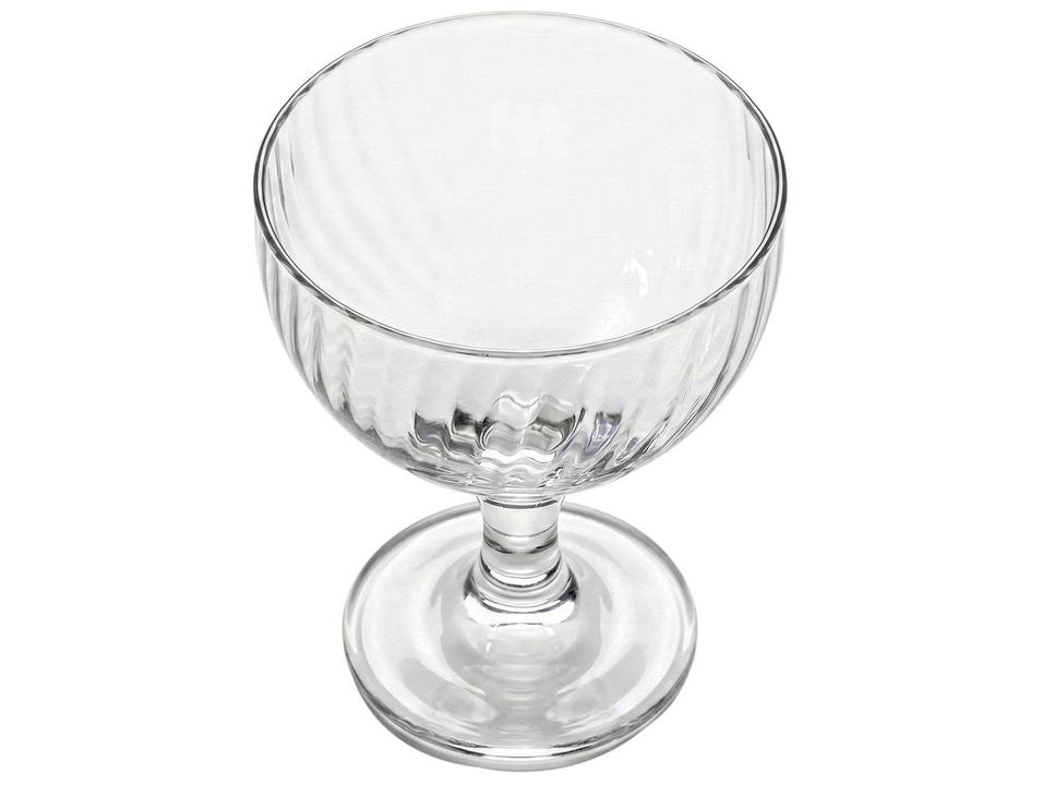 Jogo de Taças de Vidro para Sobremesa Transparente 285ml 6 Peças Nadir Fiore - 3