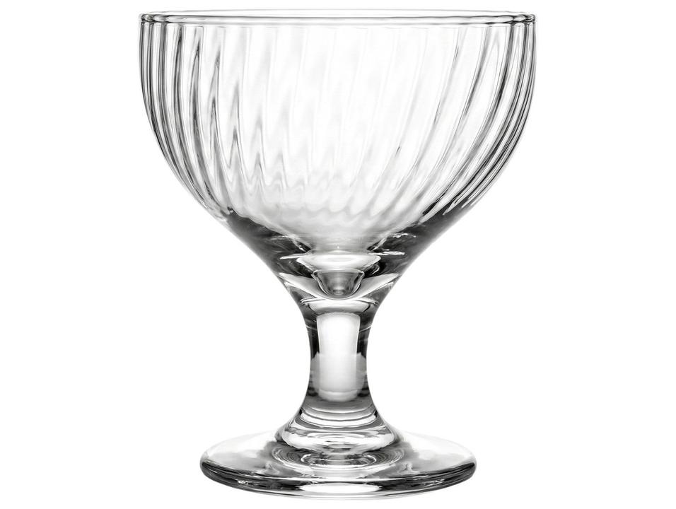 Jogo de Taças de Vidro para Sobremesa Transparente 285ml 6 Peças Nadir Fiore - 4