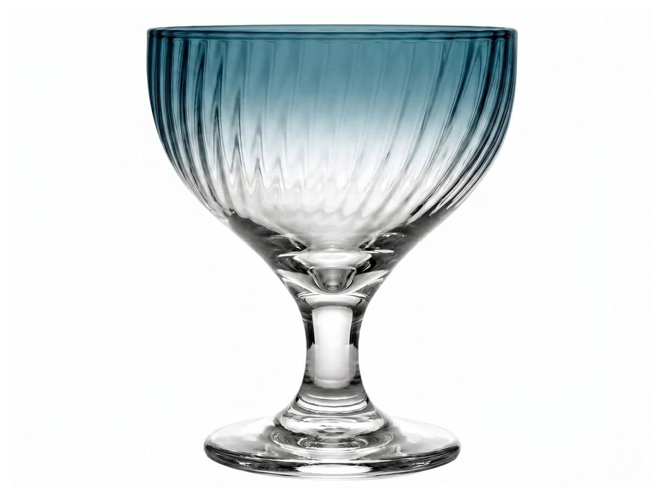 Jogo de Taças de Vidro para Sobremesa Transparente 285ml 6 Peças Nadir Fiore - 4