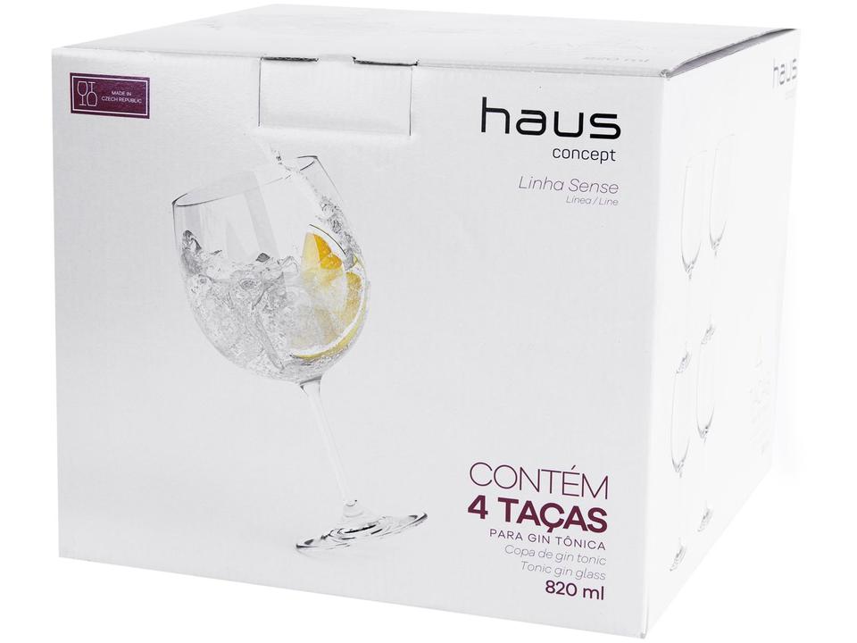 Jogo de Taças Gin 820ml 4 Peças Haus Concept Sense - 9