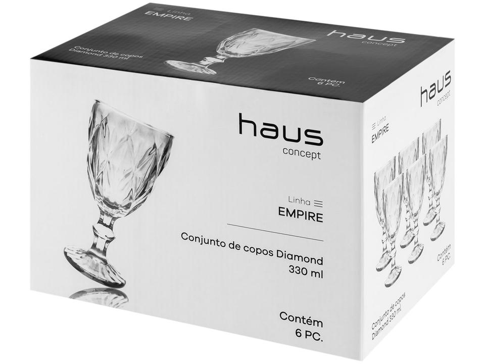 Jogo de Taças para Bebidas de Vidro 330ml - 6