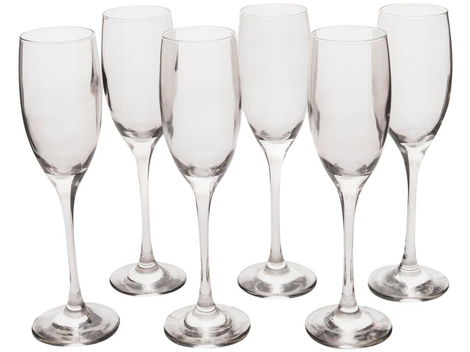 Jogo de Taças para Champanhe Vidro 190ml 6 Peças - 3