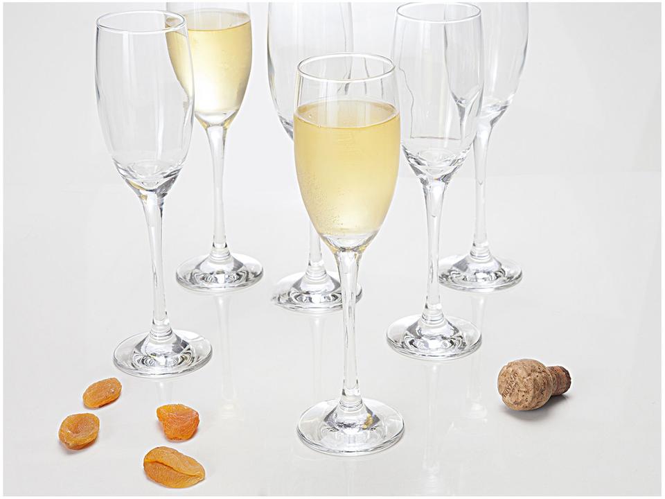 Jogo de Taças para Champanhe Vidro 6 Peças 190ml Nadir Barone - 2