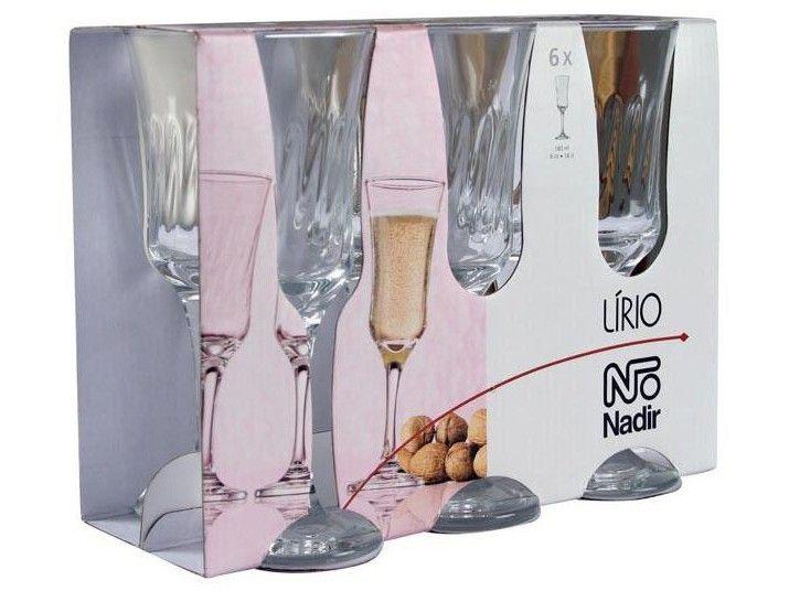 Jogo de Taças para Champanhe Vidro 6 Peças - 7