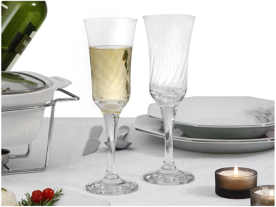 Jogo de Taças para Champanhe Vidro 6 Peças - 11