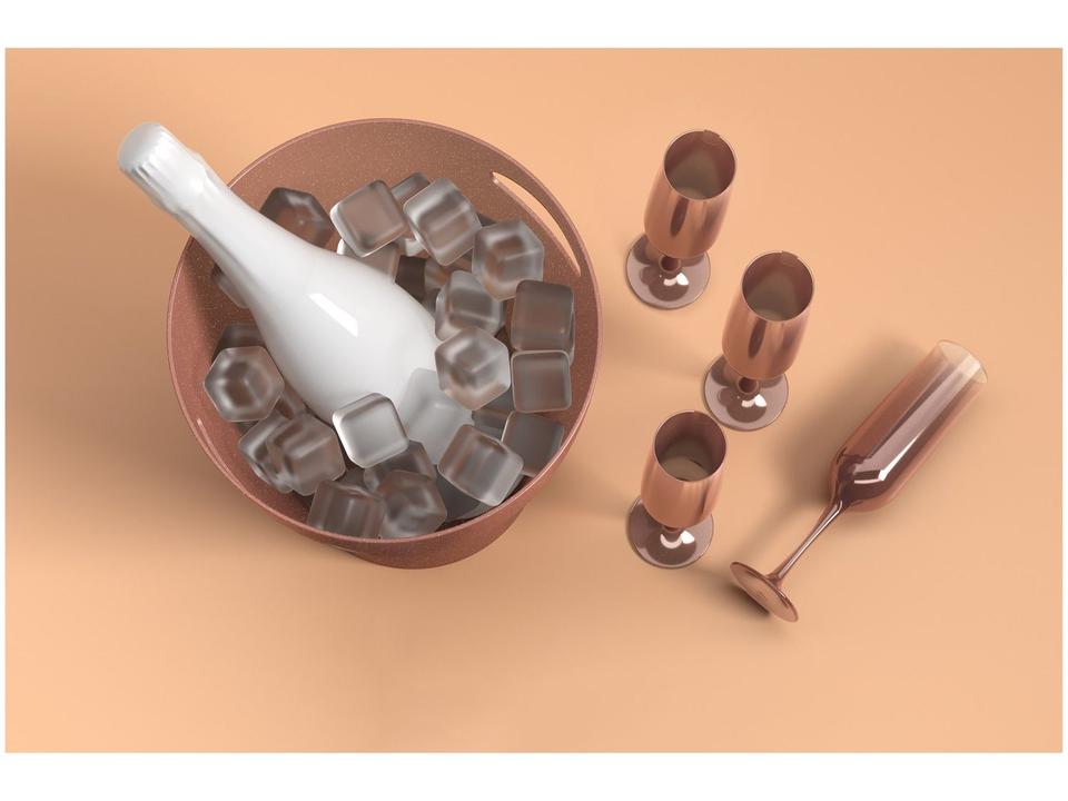 Jogo de Taças para Espumante 160ml 5 Peças Coza - 1