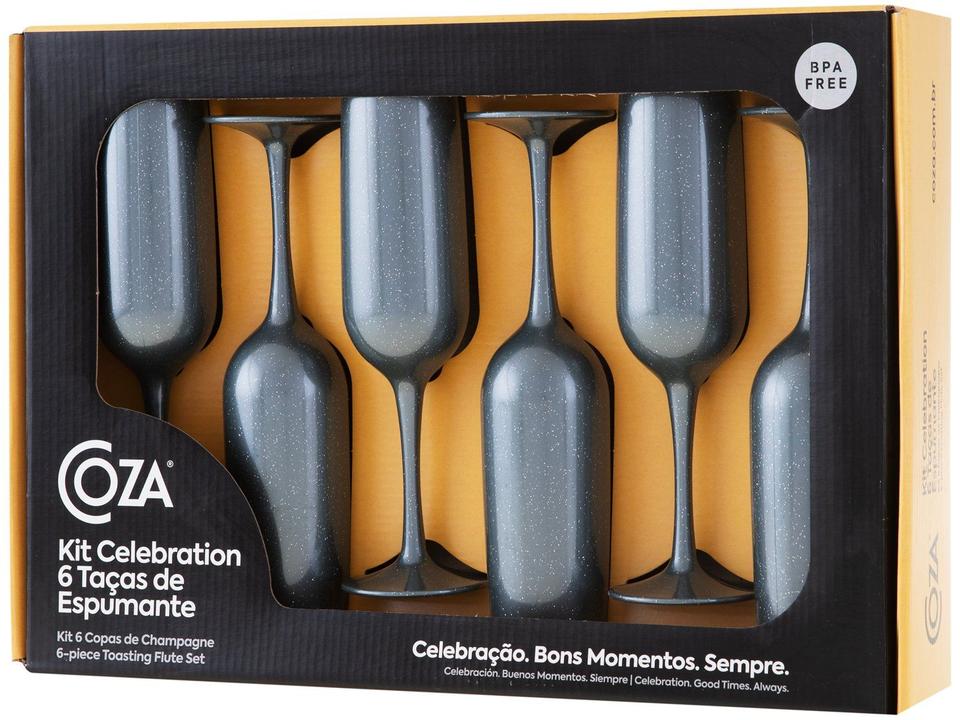 Jogo de Taças para Espumante 160ml 6 Peças - 6