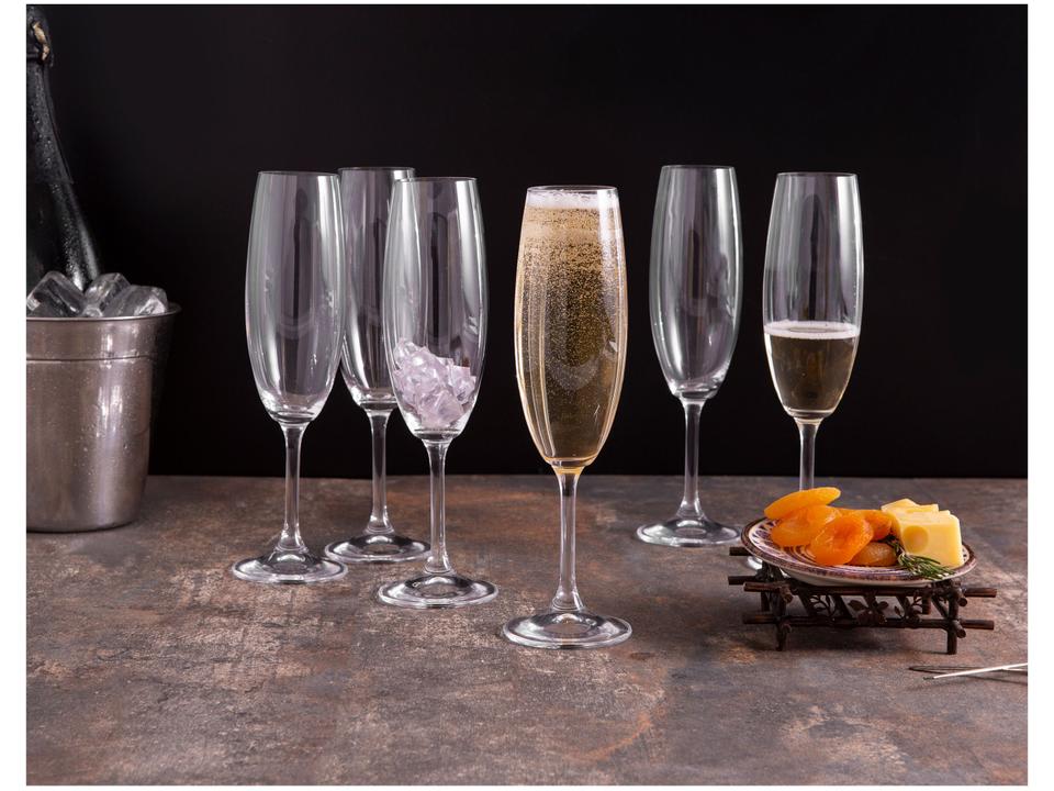 Jogo de Taças para Espumante de Cristal 220ml - 2