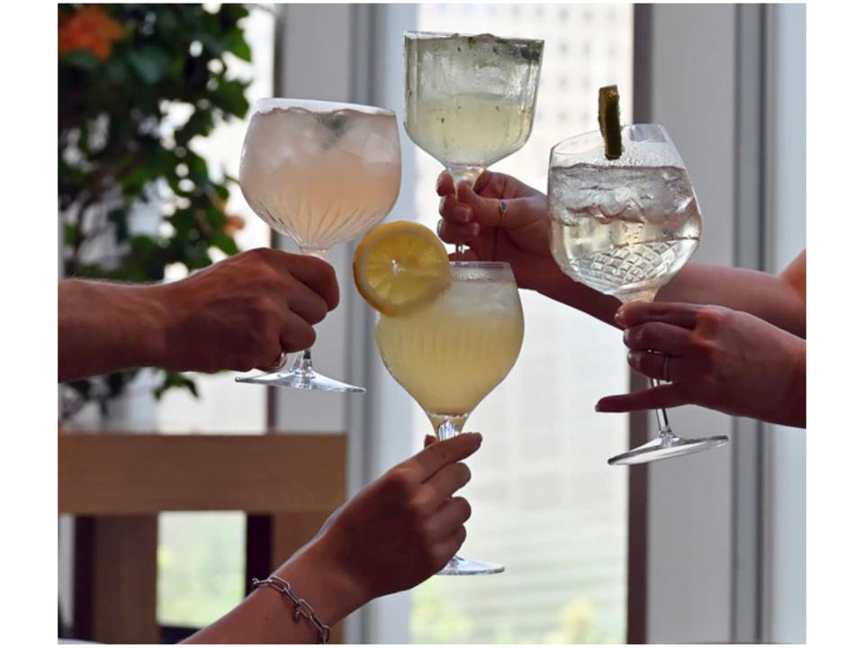 Jogo de Taças para Gin e Martini de Vidro 4 Peças - 1