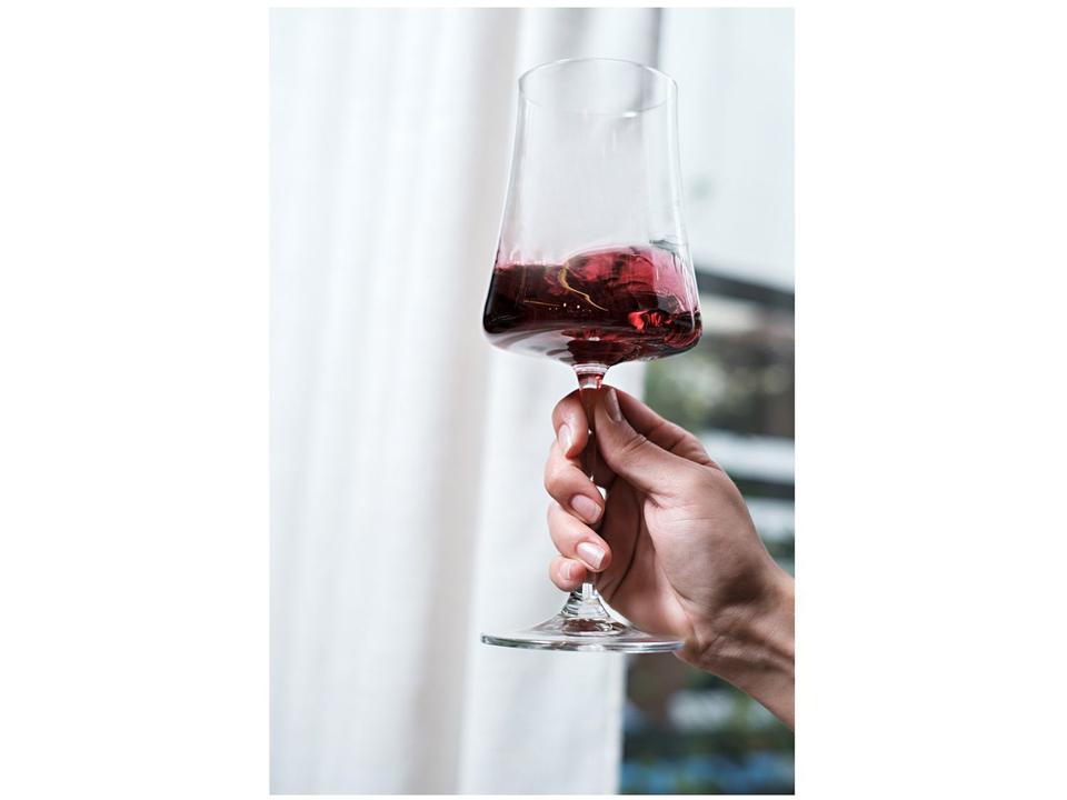 Jogo de Taças para Vinho de Cristal 460ml 6 Peças Haus Concept Pleasure - 5