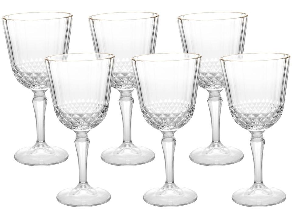 Jogo de Taças para Vinho de Vidro 350ml - 3