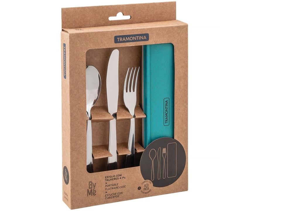 Jogo de Talheres Tramontina Inox By Me 4 Peças - 4