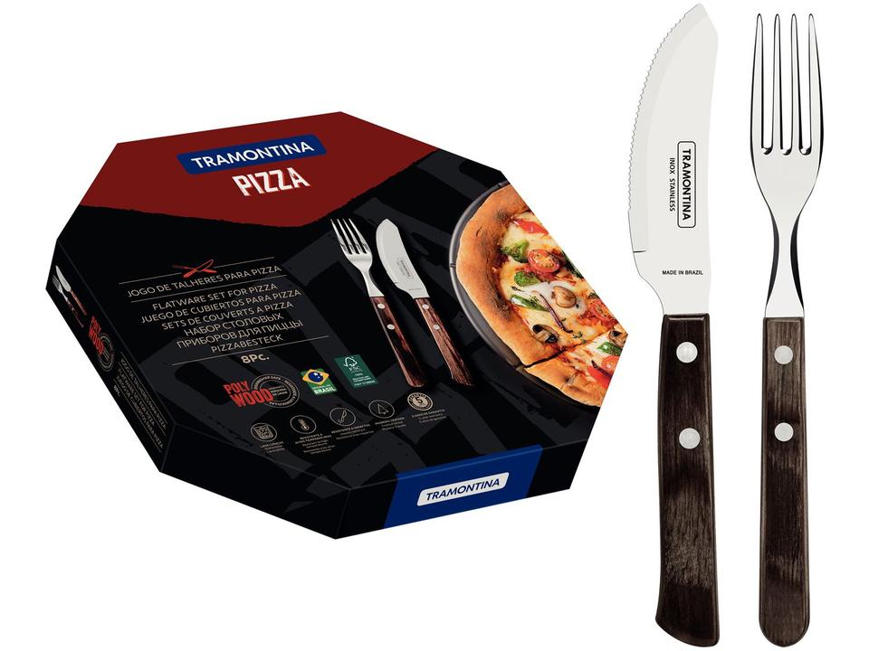 Jogo de Talheres Tramontina Inox Churrasco 8 Peças - 1