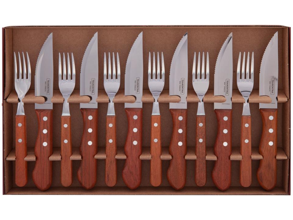 Jogo de Talheres Tramontina Inox para Churrasco Dynamic Jumbo Quantidade 12 Peças - 3