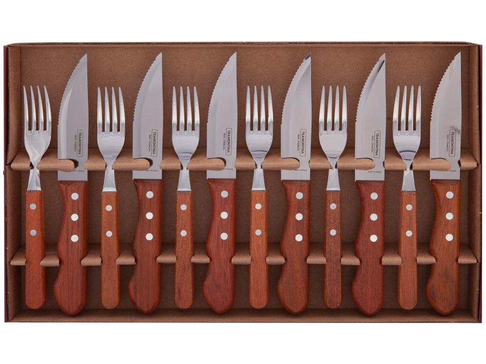 Jogo de Talheres Tramontina Inox para Churrasco Dynamic Jumbo Quantidade 12 Peças - 3