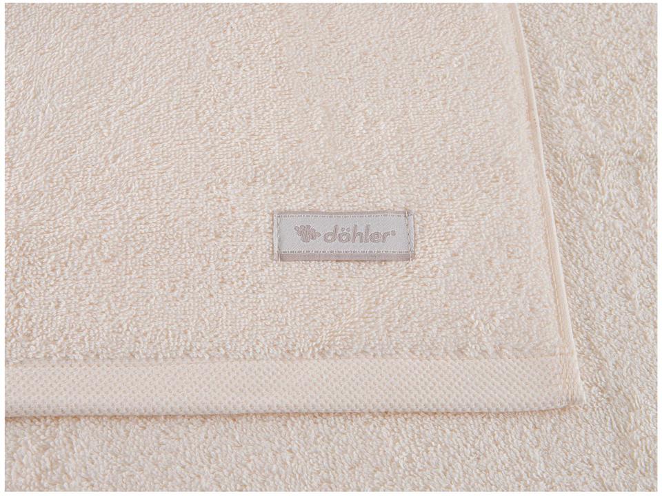 Jogo de Toalhas de Banho Dohler 100% Algodão Florença Creme 2 Peças - 4