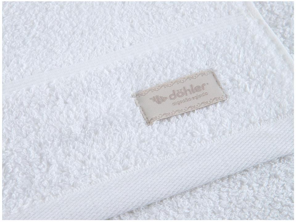 Jogo de Toalhas de Banho Dohler 100% Algodão Kairo Branco 2 Peças - 4