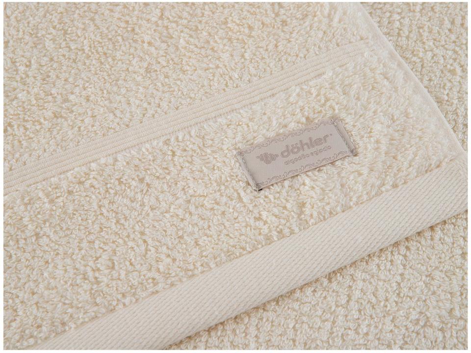 Jogo de Toalhas de Banho Dohler 100% Algodão Kairo Creme 2 Peças - 4
