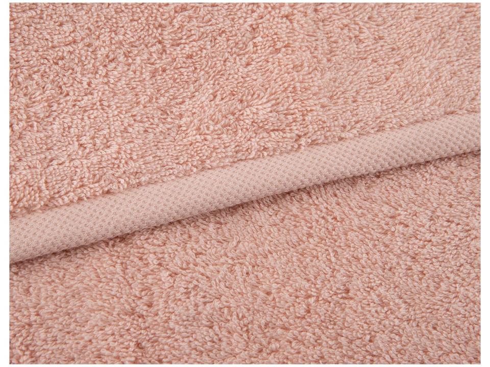 Jogo de Toalhas de Banho e Rosto Dohler 100% Algodão Florença Salmão 4 Peças - 7