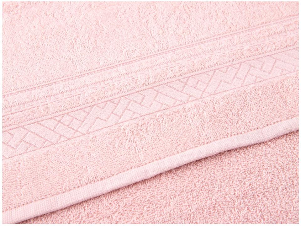 Jogo de Toalhas de Banho e Rosto Dohler Algodão Premium Salmão 4 Peças - 4