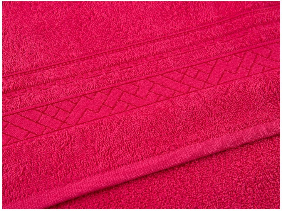 Jogo de Toalhas de Banho e Rosto Dohler de Algodão Premium Vermelho 2 Peças - 6