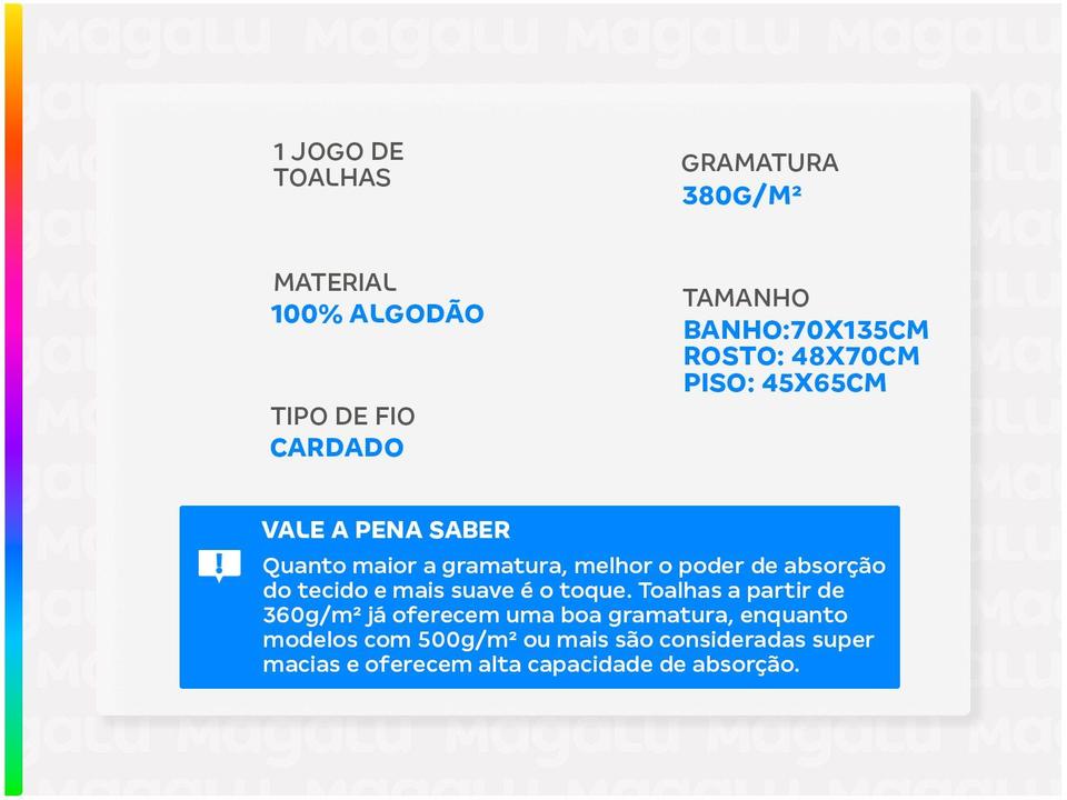 Jogo de Toalhas Karsten 100% Algodão Empire Urbano 4 Peças - 1
