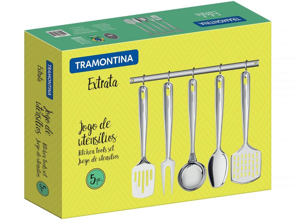 Jogo de Utensílios Tramontina Inox 5 Peças - 10