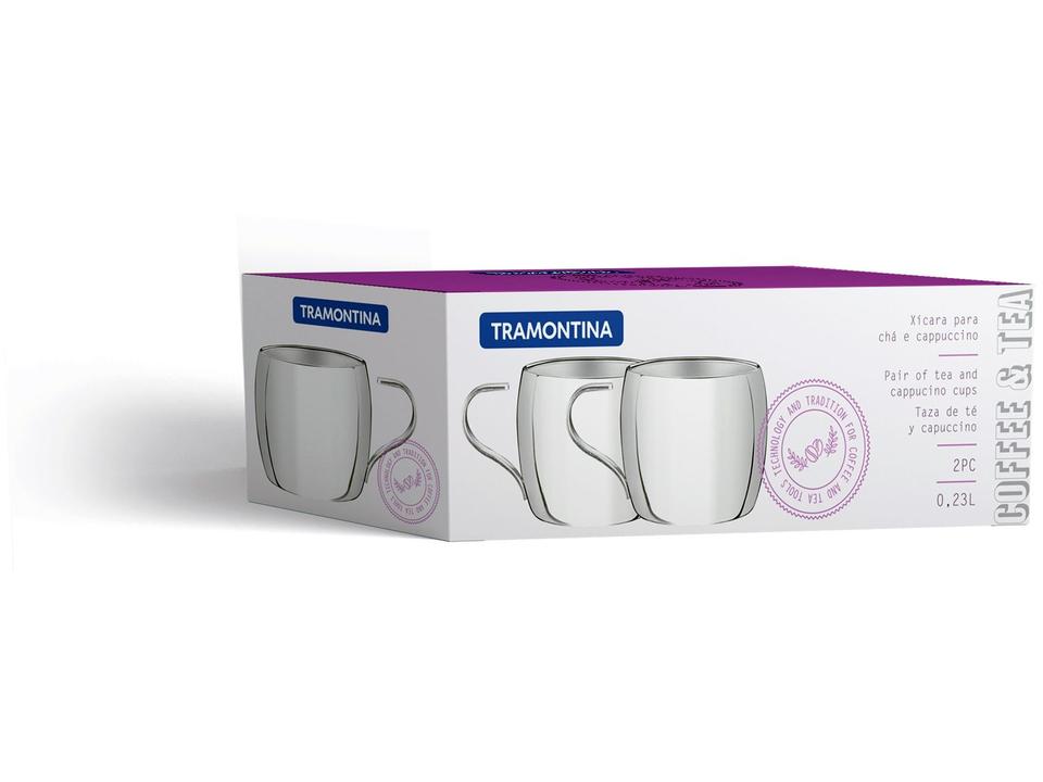 Jogo de Xícaras de Café 230ml Tramontina 64430790 2 Peças - 8