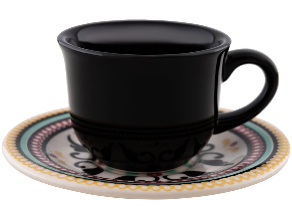 Jogo de Xícaras de Café 65ml Oxford Floreal 6 Peças - 2