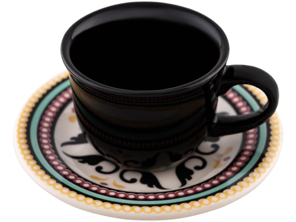 Jogo de Xícaras de Café 65ml Oxford Floreal 6 Peças - 3
