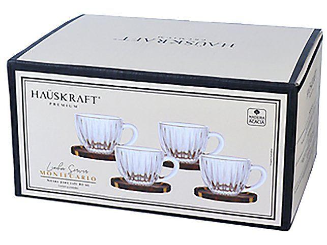 Jogo de Xícaras de Café 80ml Hauskraft Montecarlo 4 Peças - 4
