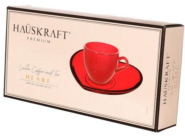 Jogo de Xícaras de Café 85ml Hauskraft Heart 4 Peças - 3