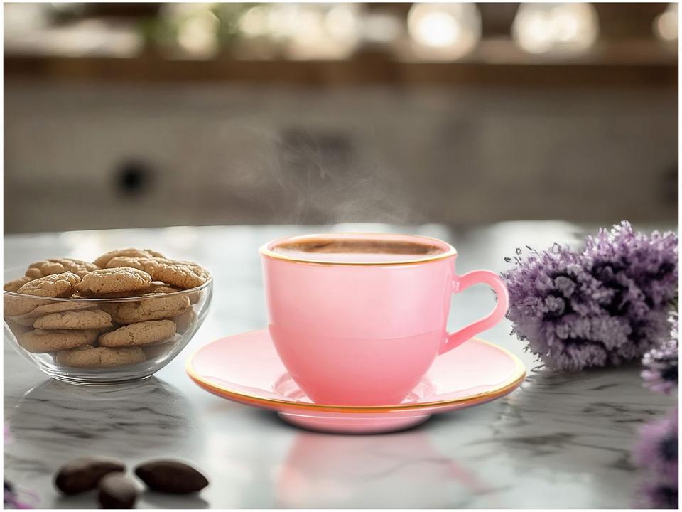 Jogo de Xícaras de Café 85ml Hauskraft Matte 4 Peças - 1