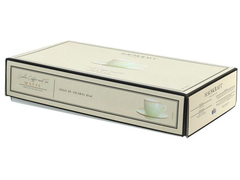 Jogo de Xícaras de Café 85ml Hauskraft Matte 4 Peças - 4