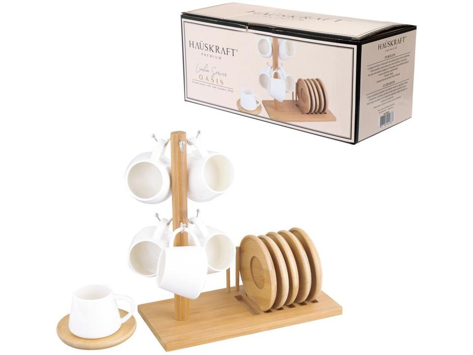 Jogo de Xícaras de Café 90ml com Suporte Hauskraft Oásis 7 Peças - 1