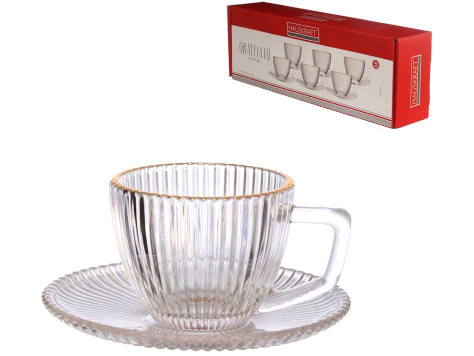 Jogo de Xícaras de Café 90ml Hauskraft Graffiato 6 Peças - 3