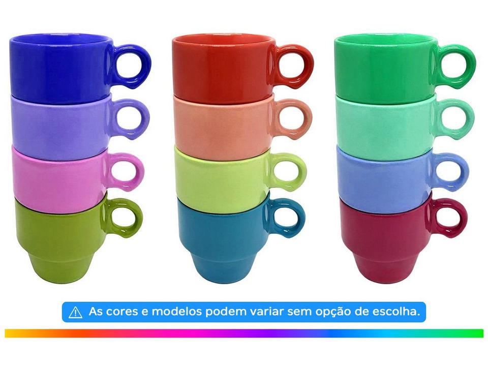 Jogo de Xícaras de Café 90ml Hauskraft Stacky 4 Peças - 1