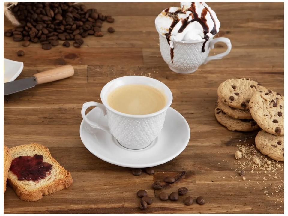 Jogo de Xícaras de Café de Porcelana 80ml Wembley - 1